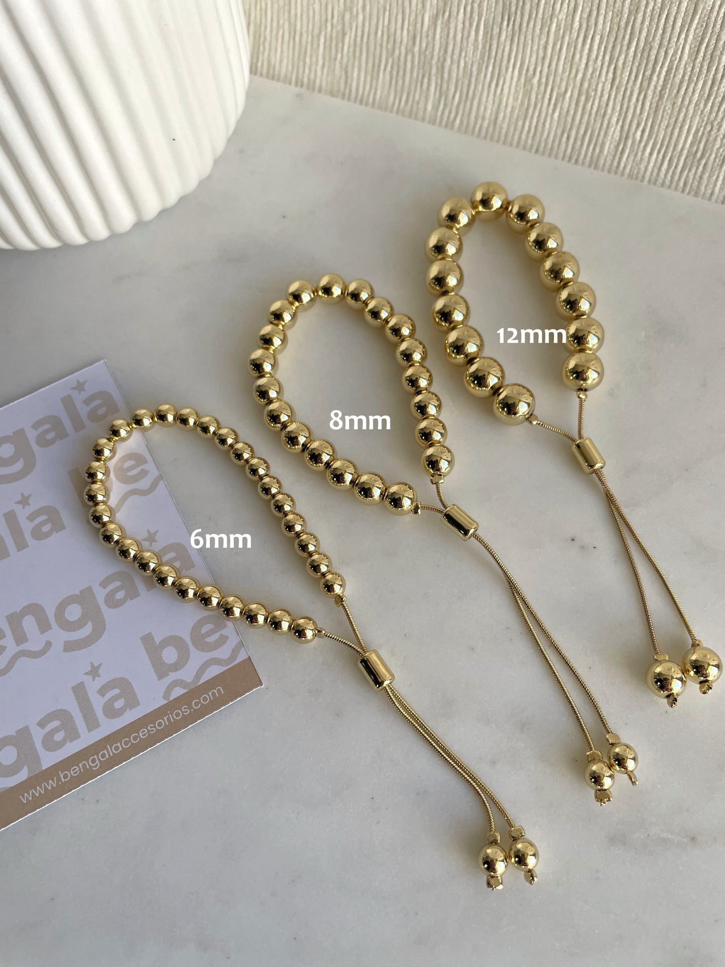 GOLD BEAD BRACELET