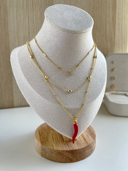 RED CHILI NECKLACE